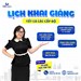 | LỊCH TỔNG KHAI GIẢNG CÁC CẤP ĐỘ TIẾNG ANH THÁNG 1/2026 |